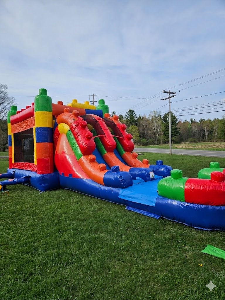 building block-water slide